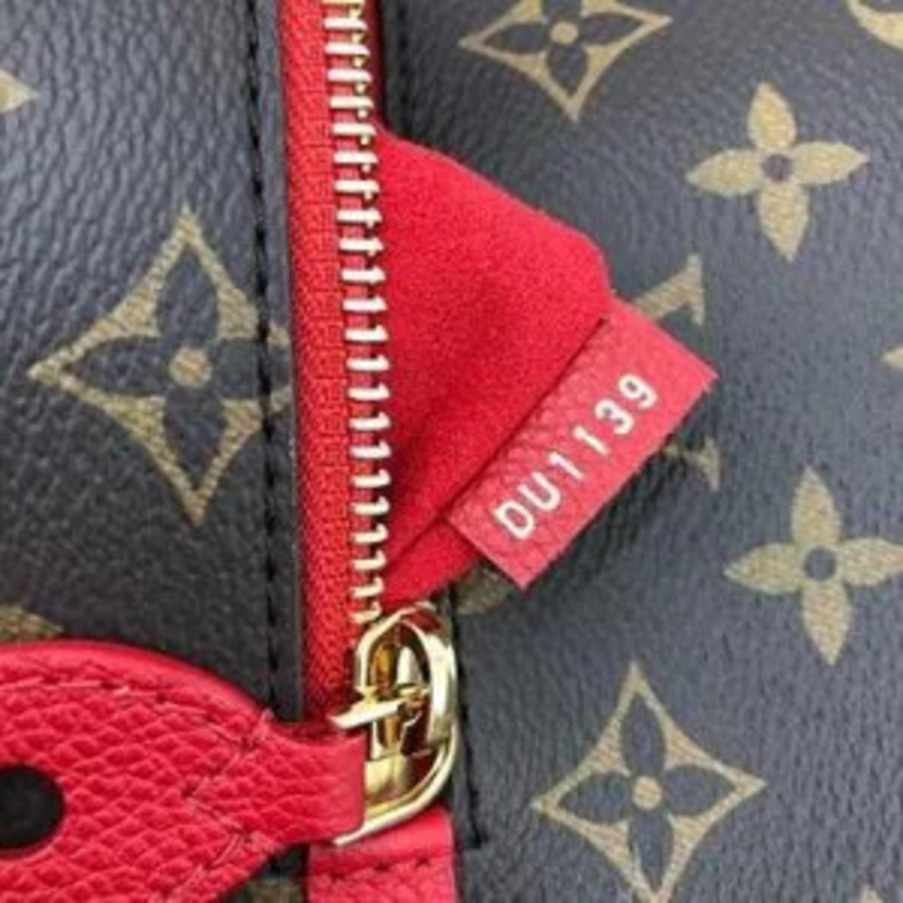 LOUIS VUITTON Popincourt Monogram Canvas Brown Red - Picture 6 of 9